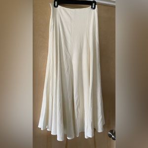 Rebecca Taylor White Midi Skirt